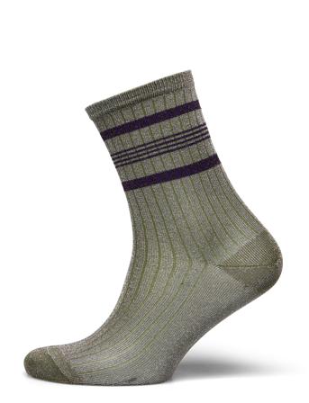 Nohl Glitter Socks Lingerie Socks Regular Socks Grønn Mp Denmark