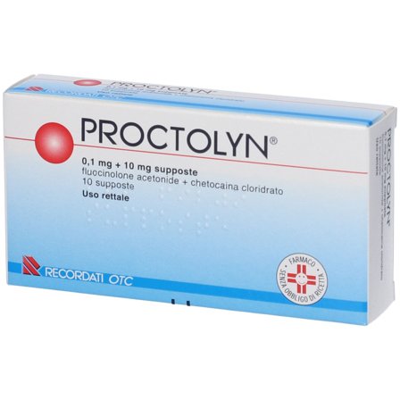 Proctolyn 10 Supposte 0,1mg+10mg