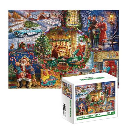 Julpussel 1000-bitars Pussel För Vuxna Och Barn