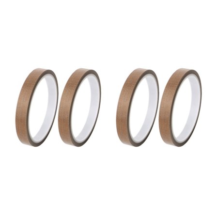 4-pakning høytemperaturbestandig tape, PTFE-teip, Teflon-teip, PTFE-belagt glassfiberteip, 13 mm * 10 m