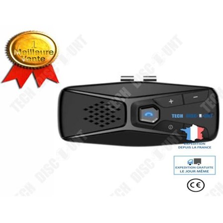 Auto aurinkosuojus - TD - Bluetooth 5.0 - Handsfree - Kaiku ja melu minimoitu - Musta