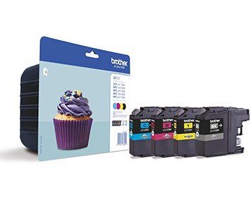 Brother-LC123 ink cartridge value pack-Brother LC123 Multipakning-Printing ink, toner & paper-Blekkpatroner
