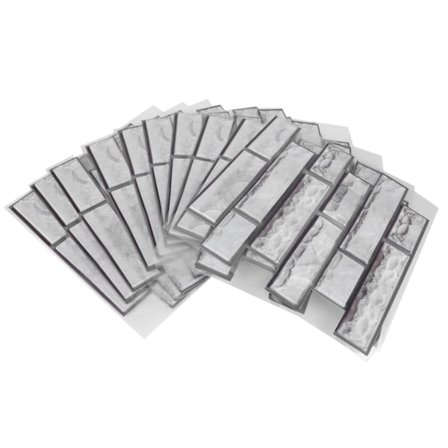 3D Vandtætte Vægklistermærker Selvklæbende Flise Dekoration Baggrund Køkken Badeværelse Dekoration