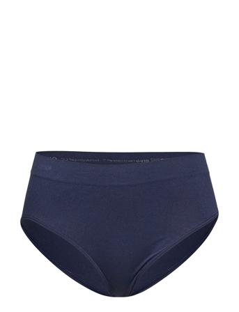Lucia Tai Solid Truse Brief Truse Blå Missya