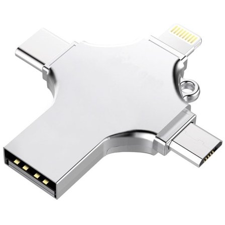 4 IN 1 Pen Drive Type c Otg Usb Flash Drive 3.0 Pendrive USB stick 128gb