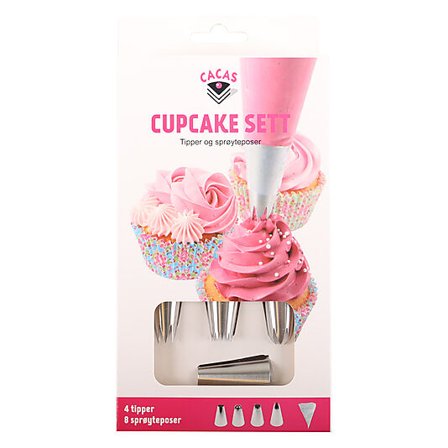 CACAS Muffins Dekoreringssett 12 deler