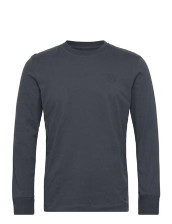 Printed Longsleeve T-shirts Long-sleeved Tummansiniset Tom Tailor
