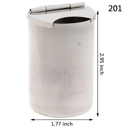 1X Tankholder til mundhule i rustfrit stål Dental Medicinsk Bomuldstank Alkohol Desinfektionsbeholder Krukke Dentalmateriale