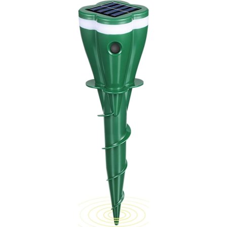 Solcelledrevet muldvarpeskræmmer – Effektiv vibrationseffekt til bekæmpelse af skadedyr i haven