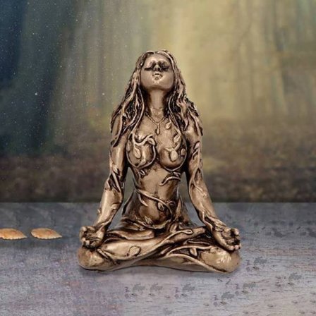 Moder Jord Staty Mini Gaia Fairy Dekorativ Buddha Staty De 1PC