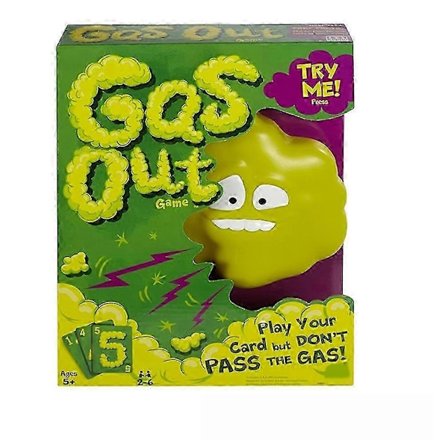 Gas Out Familjespel Fartmoln Trick Party Leksaker Kort