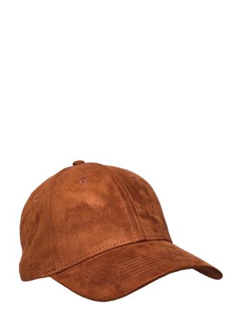 Lily Cap Suede Accessories Headwear Caps Brun Camilla Pihl