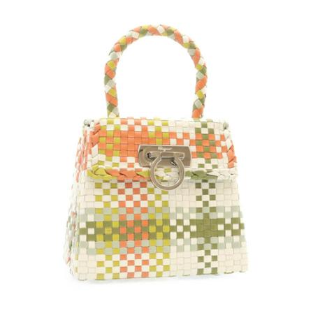 Salvatore Ferragamo Pre-owned HandTas , Oranje , Dames , Maat: ONE Size Vintage Tassen