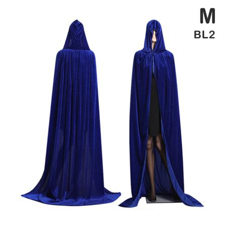 Medeltida Vampyr Hooded Kappa Häxkappor Halloween Kostym