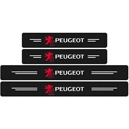 Kulfiber Bil Dørtrin til Peugeot 107 108 206 207 308 307 508 3008, Auto Styling Tilbehør