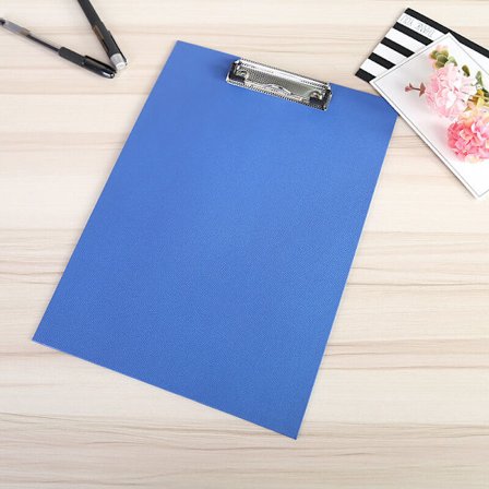 Mappe - A4 notatblokk med omslag - blå