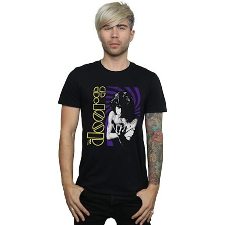 The Doors Retro Point T-shirt för män Vuxen S-3xl Txu166