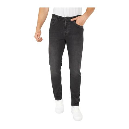 True Rise Stretch Regular Fit Jeans Byxor Herr - Dp17 - Grå grå, Herr, Herr, Storlek: W38