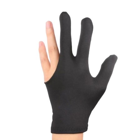 Biljardhansker Elastiske 3-fingers Snooker Cue Hanske for Menn Kvinner Biljard Tilbehør Biljard Cue Deler