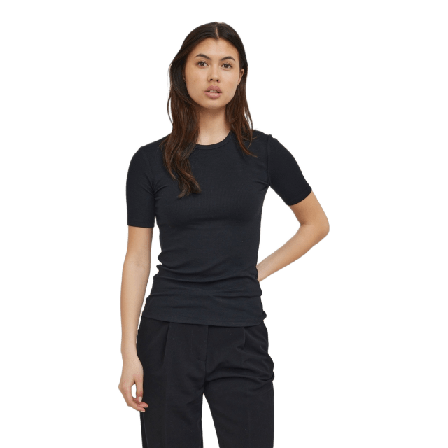 Soft Rebels Srfenja Ss Top - Morel T-shirts & toppar Dam Svart XXL