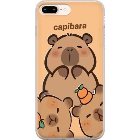 Kompatibelt Mobilskal till Apple Apple iPhone 8 Plus Capybara söt figur söt trendig samlare