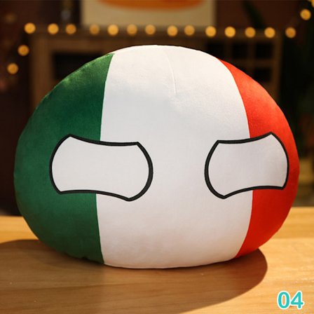 10 cm Country Ball Plys legetøj Polandball vedhæng Countryball