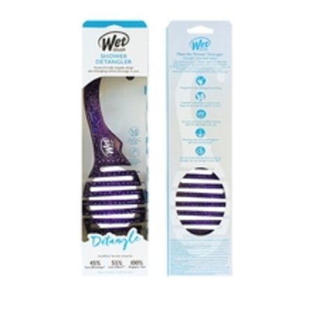 Wet Brush - Shower Detangler Purple Glitter