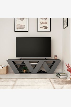 Homitis - Mediebænk Ralla - Grå - Tv-bænke & mediebænke - Fra Homeroom