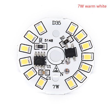 LED-lampa Patch Lamp SMD Plate Circular Module Light Source Plat