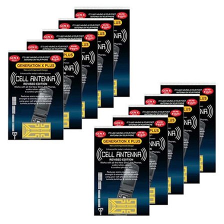 10 st Phone Signal Booster Stickers Mobiltelefon Signal Boost Dekaler för resor bergsklättring ta hiss