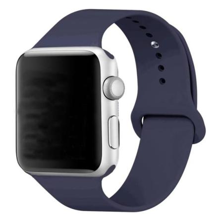 Silikon Klockarmband Kompatibelt Med Apple Watch, 38/40mm, Marin