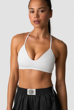 ICANIWILL - Smooth Seamless Strappy Sports Bra White Snow - Sport-BH - Damen - ICIW