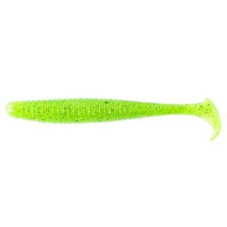 Noike Smokin' Swimmer 3'' 7,6cm (9-pack) - Chartreuse UV