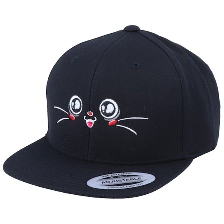 Kinder Kiddo Cap - Schwarz snapback Cap - Kinder Happy Eyes Black Snapback @ Hatstore