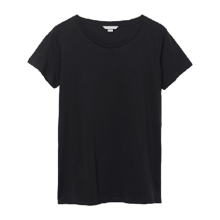 Å WOMAN T-shirt ANNA T-shirts & toppar Dam Svart XS