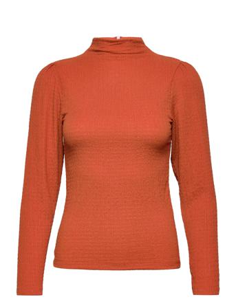 Slfbea Ls Top B Brown Selected Femme