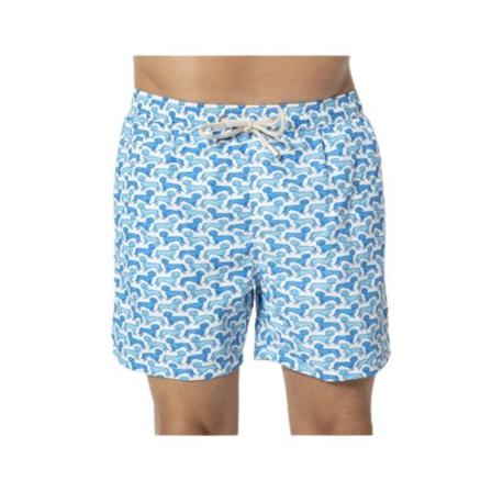 MC2 Saint Barth Swimming Trunks Basset Blå, Herre Badeshorts