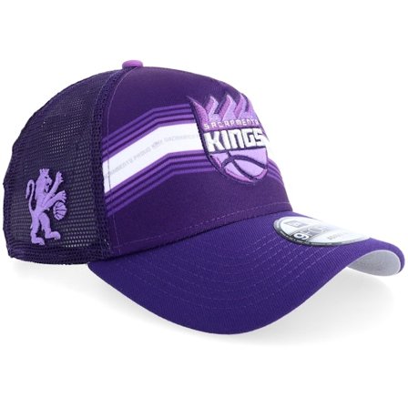 New Era - Sacramento Kings NBA City Edition 9FORTY A-frame Trucker Trucker Purple Cap - NBA @ Hatstore