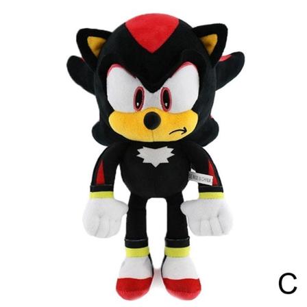 30 cm Sonic The Hedgehog Shadow Amy Rose Knuckle Tail Plyschleksak C En storlek C One size
