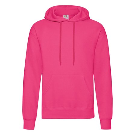Fruit Of The Loom Herr Huvtröja / Hoodie M Fuchsia