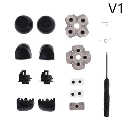1Set triggerknappar Analog Stick ledande gummi för PS5