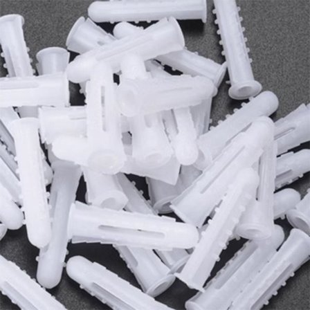 1000 ST Väggankare Plast Nylon Väggfäste Murverk