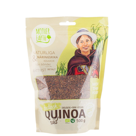 Mother Earth Quinoafrö Röda Premium Ekologiska 500 g