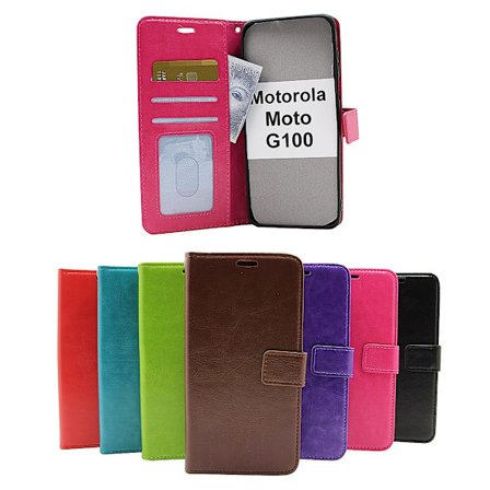 Crazy Horse Wallet Motorola Moto G100