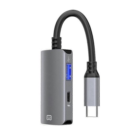 USB-C til Type C Konverter for ,Switch,StemDeck, Air Plus, Vision AR Glass Strømkonvertering