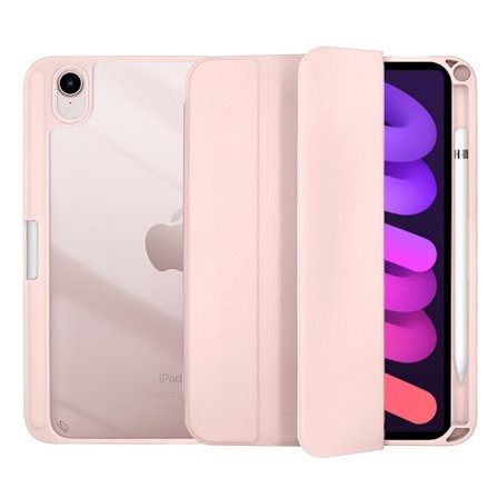 Stilrent Skal för iPad 13-tum Air M2/M3 Rosa Mjuk Kant