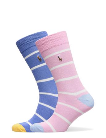Combed Cotton-2Pk Pastel Stripe Pink Polo Ralph Lauren Underwear