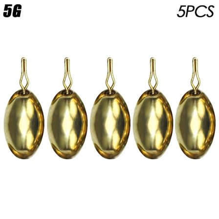 5st/lot Koppar Fiskebly falla Mässing 5G 5G