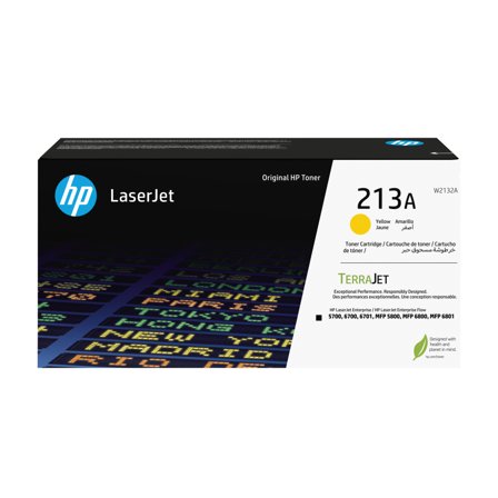 HP 213A - gul - original - LaserJet - tonerpatron (W2132A)