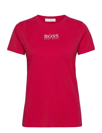 C_Eloga T-shirt Top Lyserød BOSS
